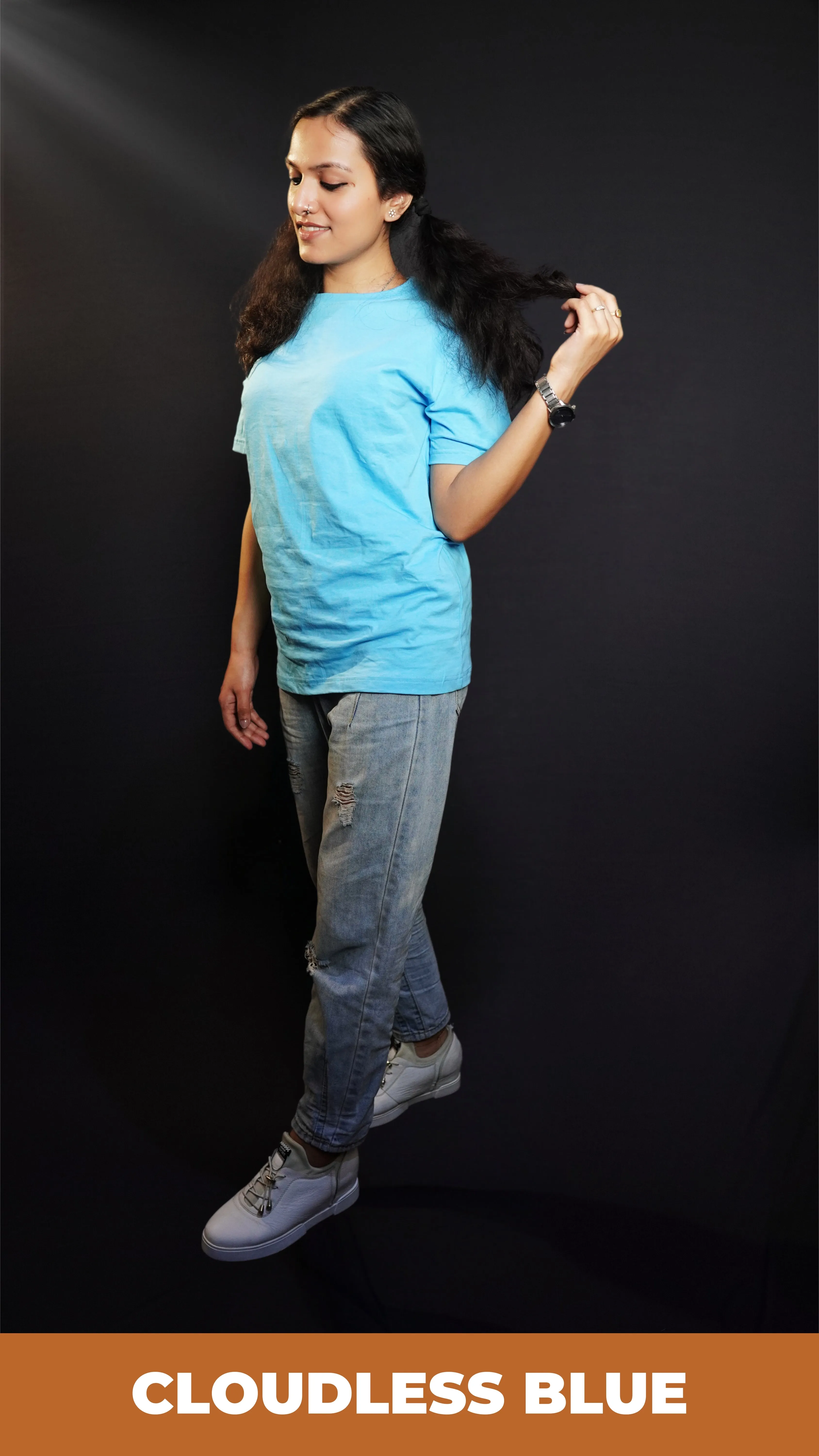 Unisex Cloudless Blue T shirt