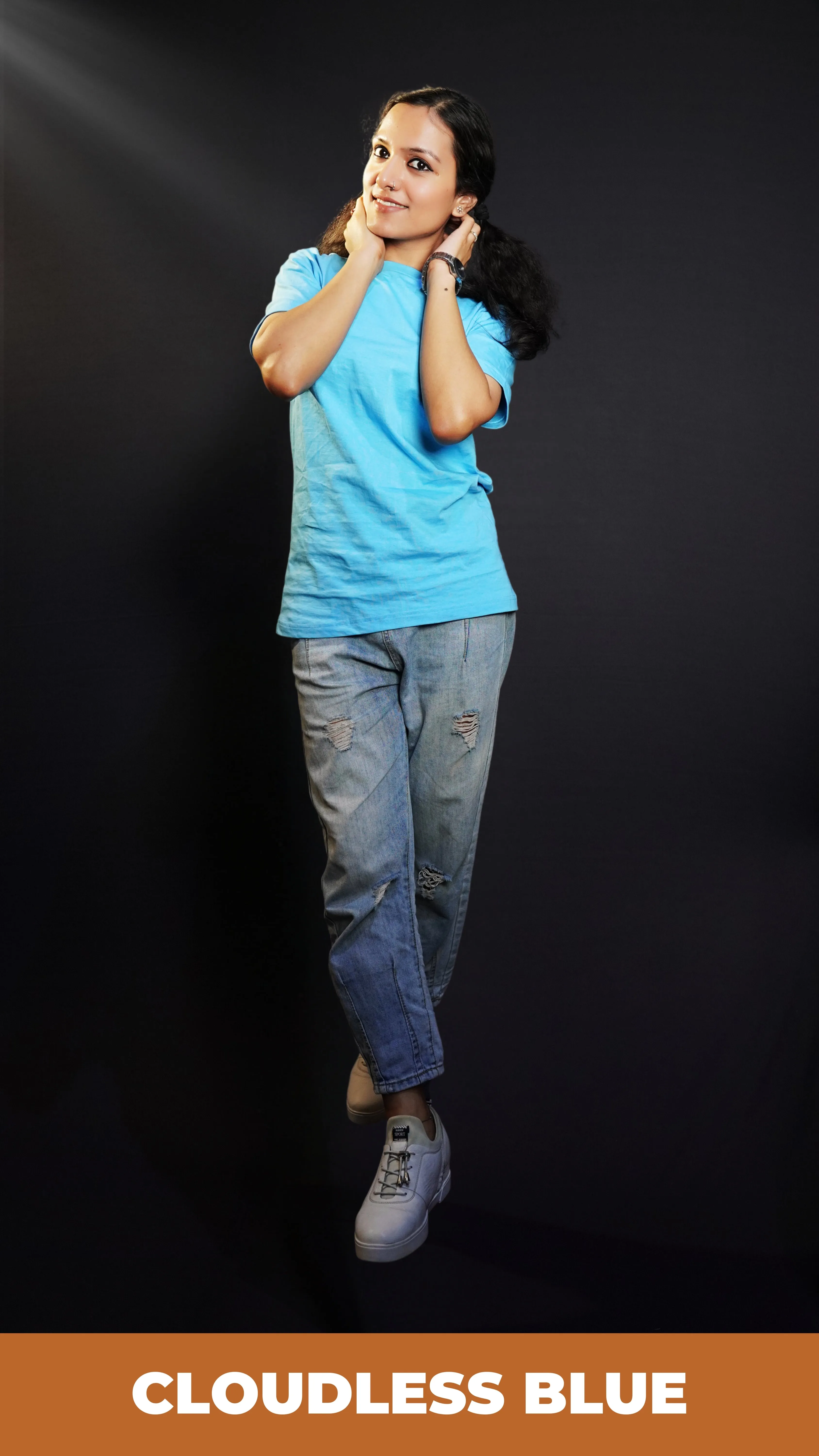 Unisex Cloudless Blue T shirt