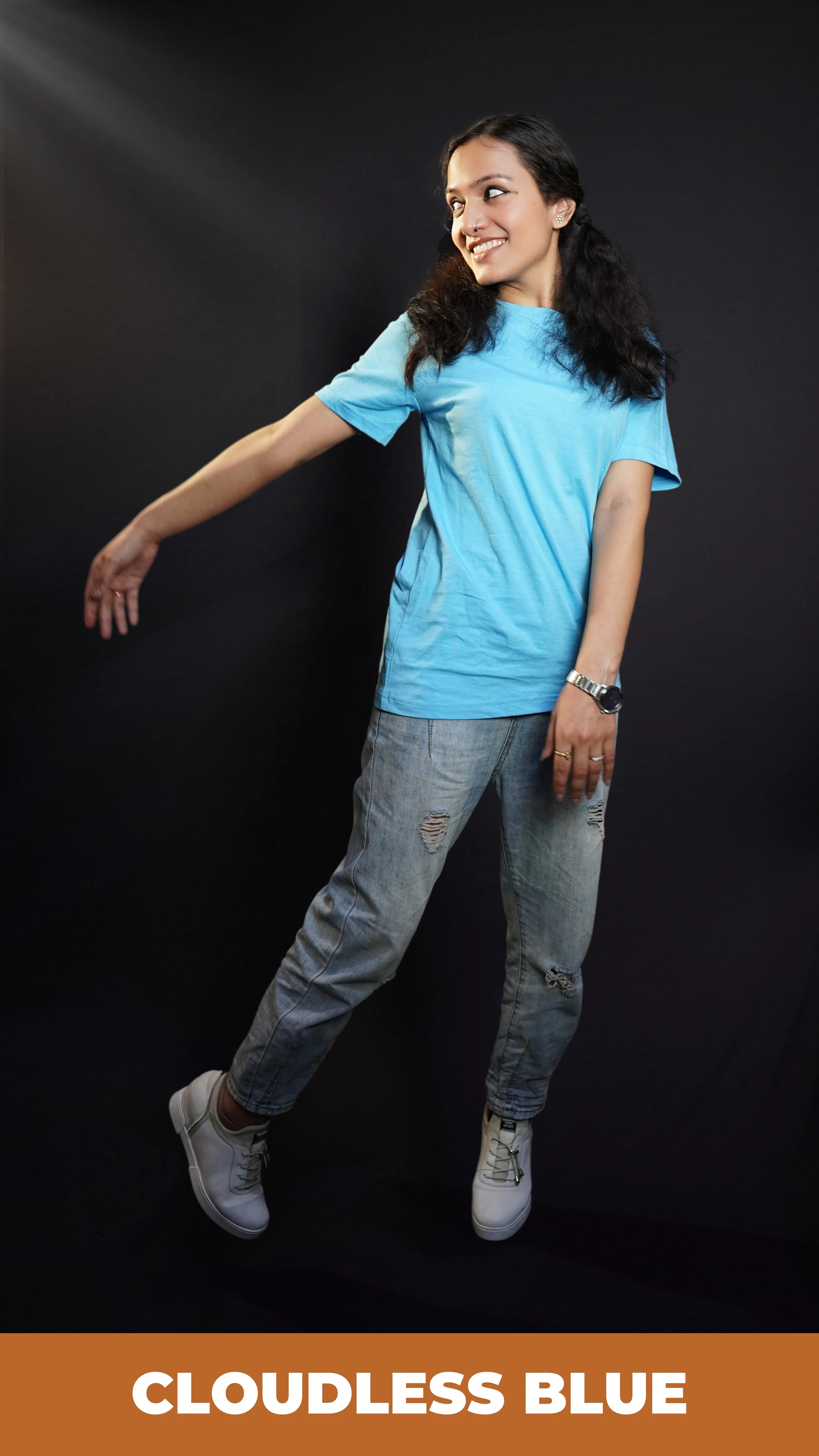 Unisex Cloudless Blue T shirt