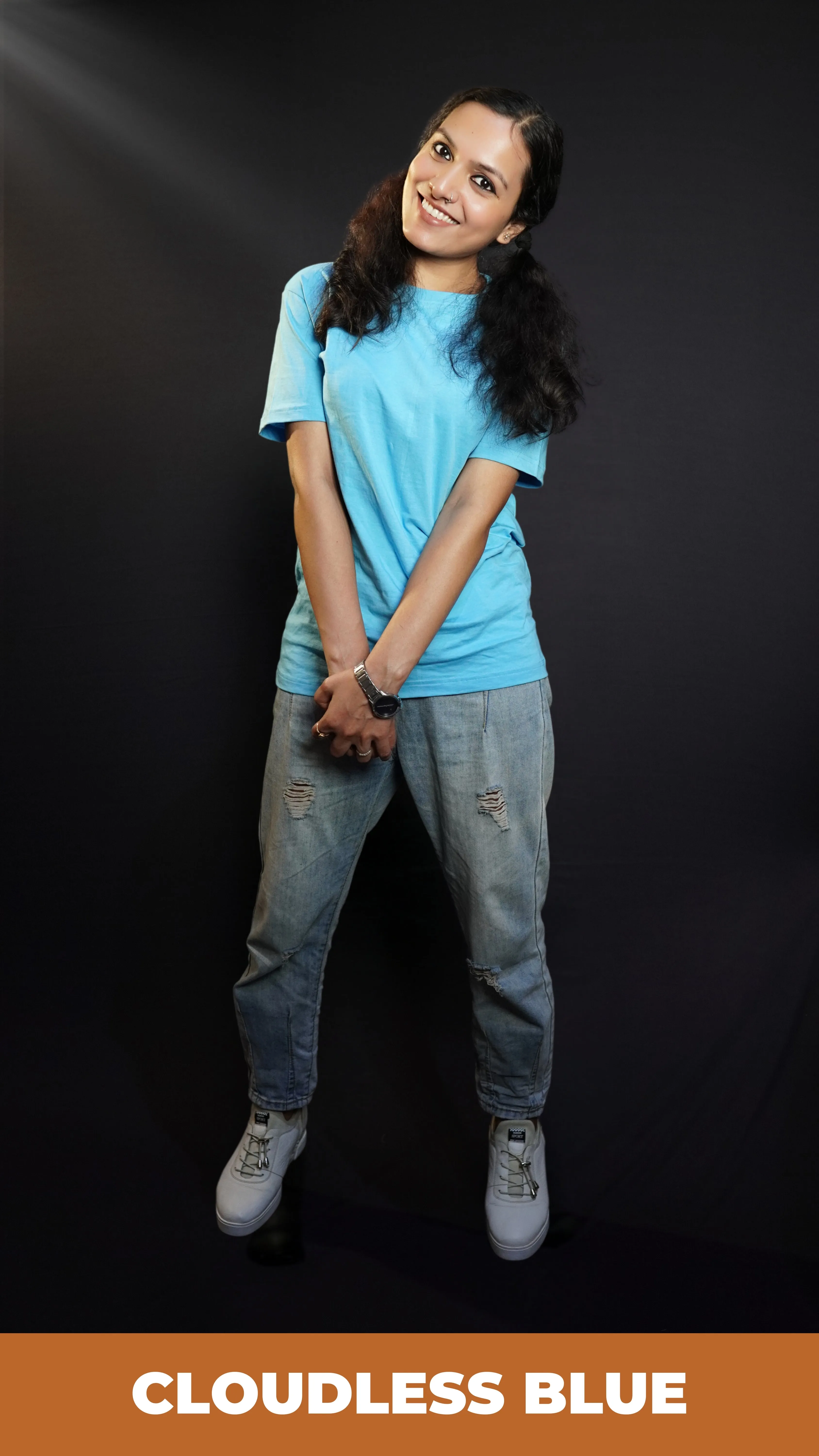 Unisex Cloudless Blue T shirt