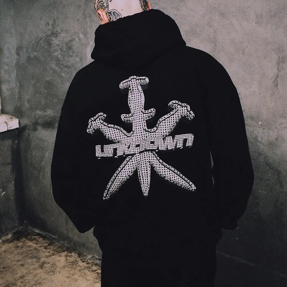Unknown : Iced Out Style Dagger Hoodie
