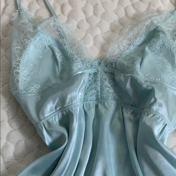 VERY SEXY Chantilly Lace Satin Babydoll Slip