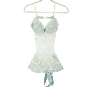 Victoria Secret VS Coquette Sexy Little Things French Maid Lingerie Bustier 36B
