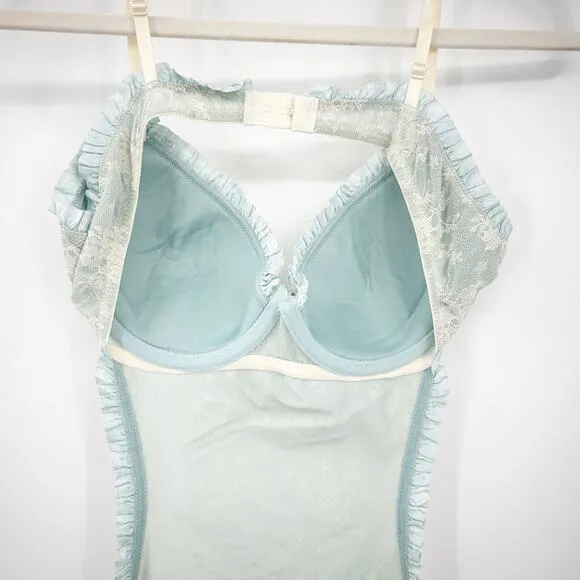 Victoria Secret VS Coquette Sexy Little Things French Maid Lingerie Bustier 36B