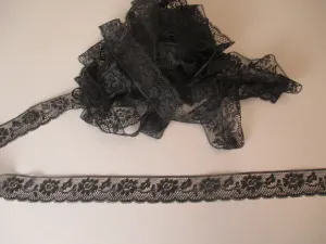 Vintage 40s lingerie lace yardage