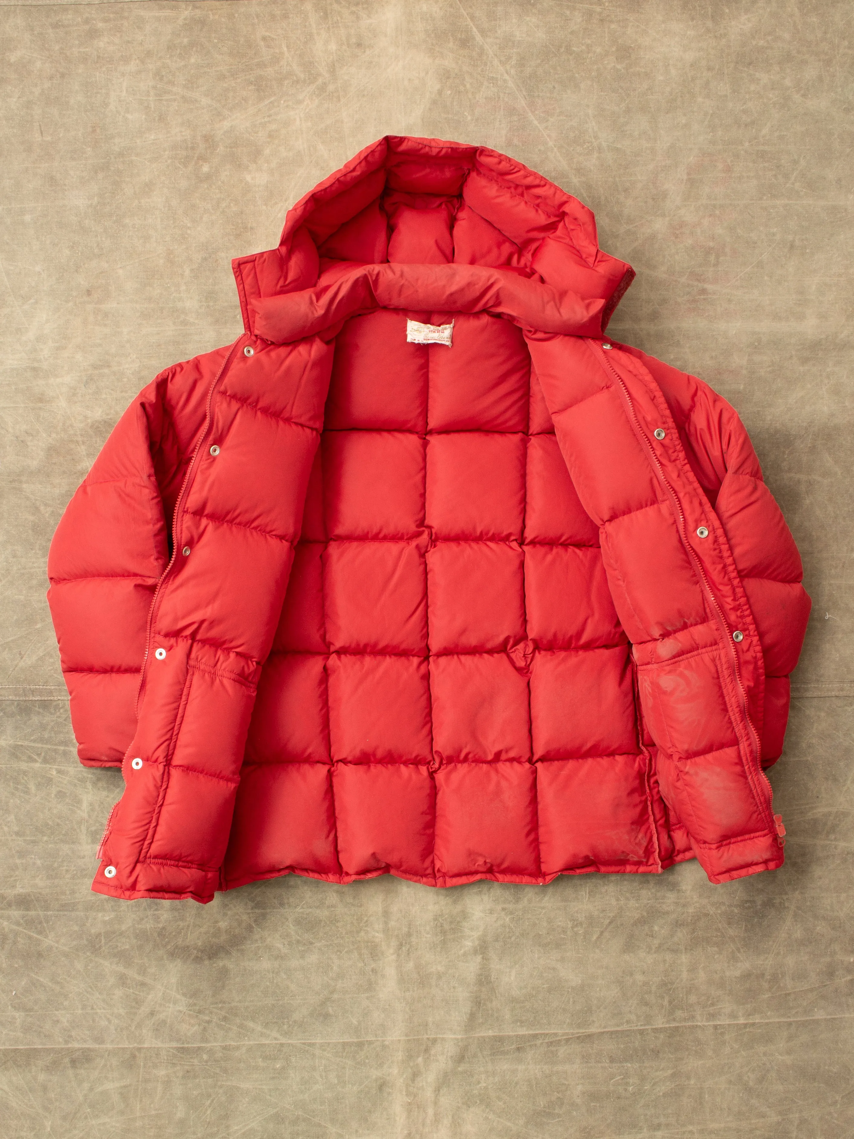 Vintage 70's Swan Brand Down Products Puffer Jacket