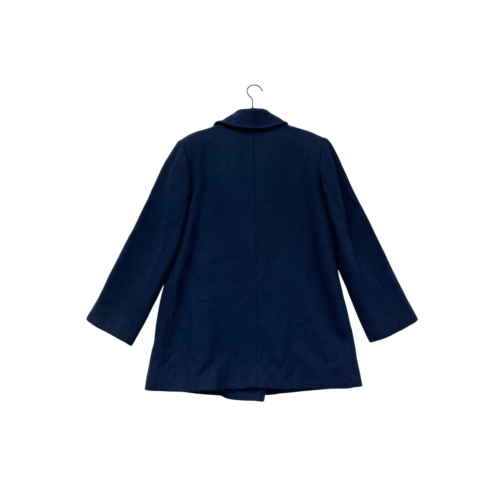 Vintage Pendleton Womens Navy Wool Peacoat Size 10 Double Breasted #6183