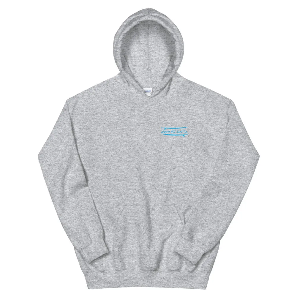 Watch Hill Surf Co. 'Parallel Boards' Unisex Hoodie - (Blue)