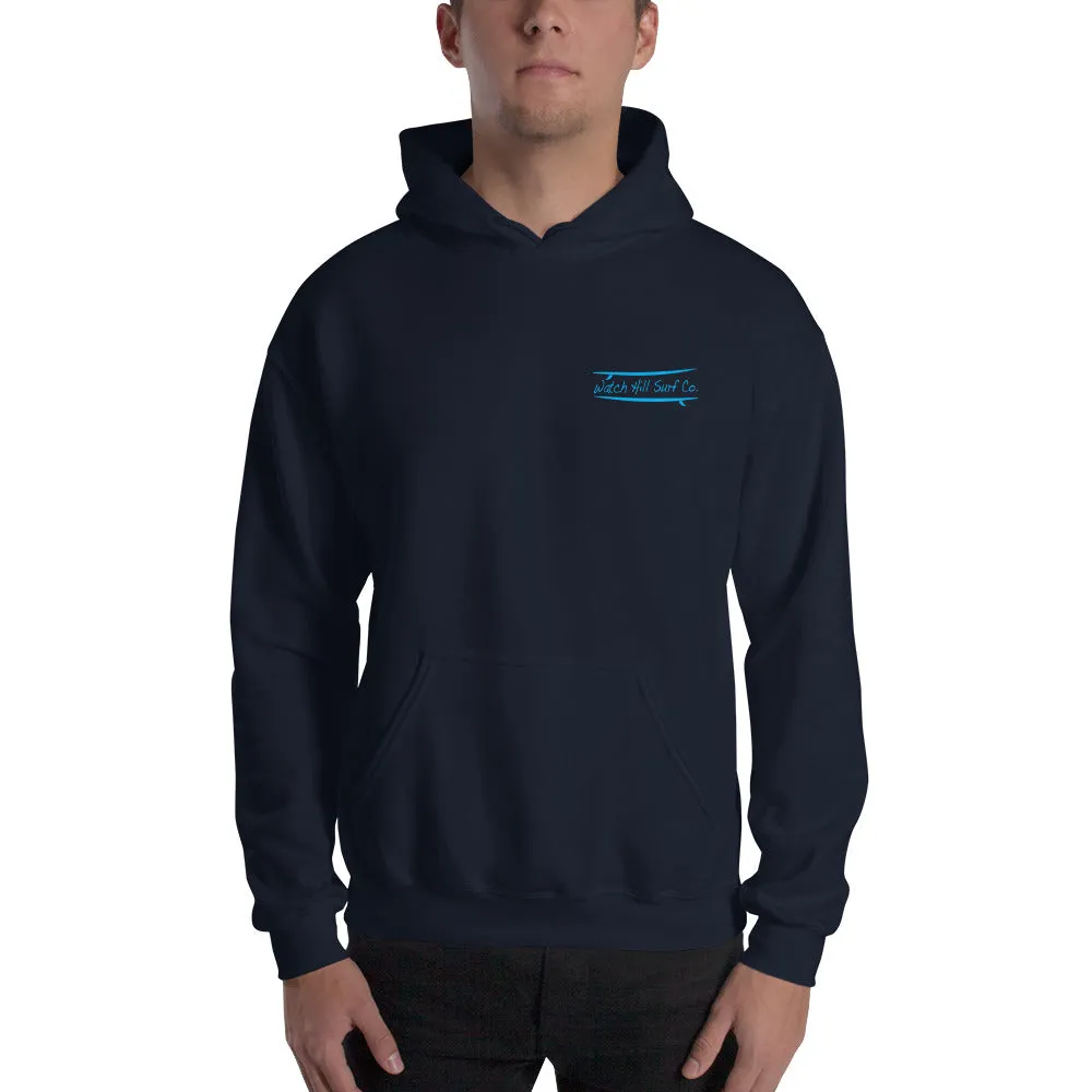 Watch Hill Surf Co. 'Parallel Boards' Unisex Hoodie - (Blue)