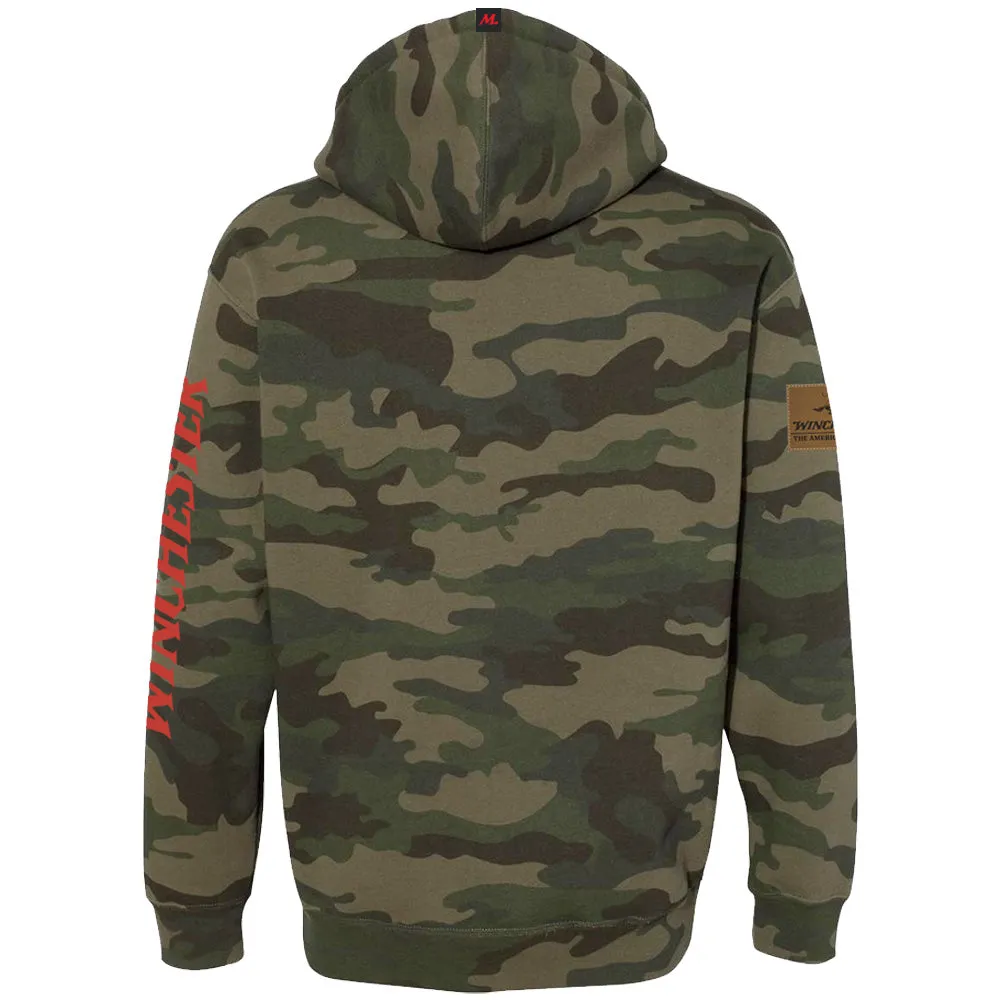 Winchester Legend - Skull Flag USA - Fleece Pullover Hoodie