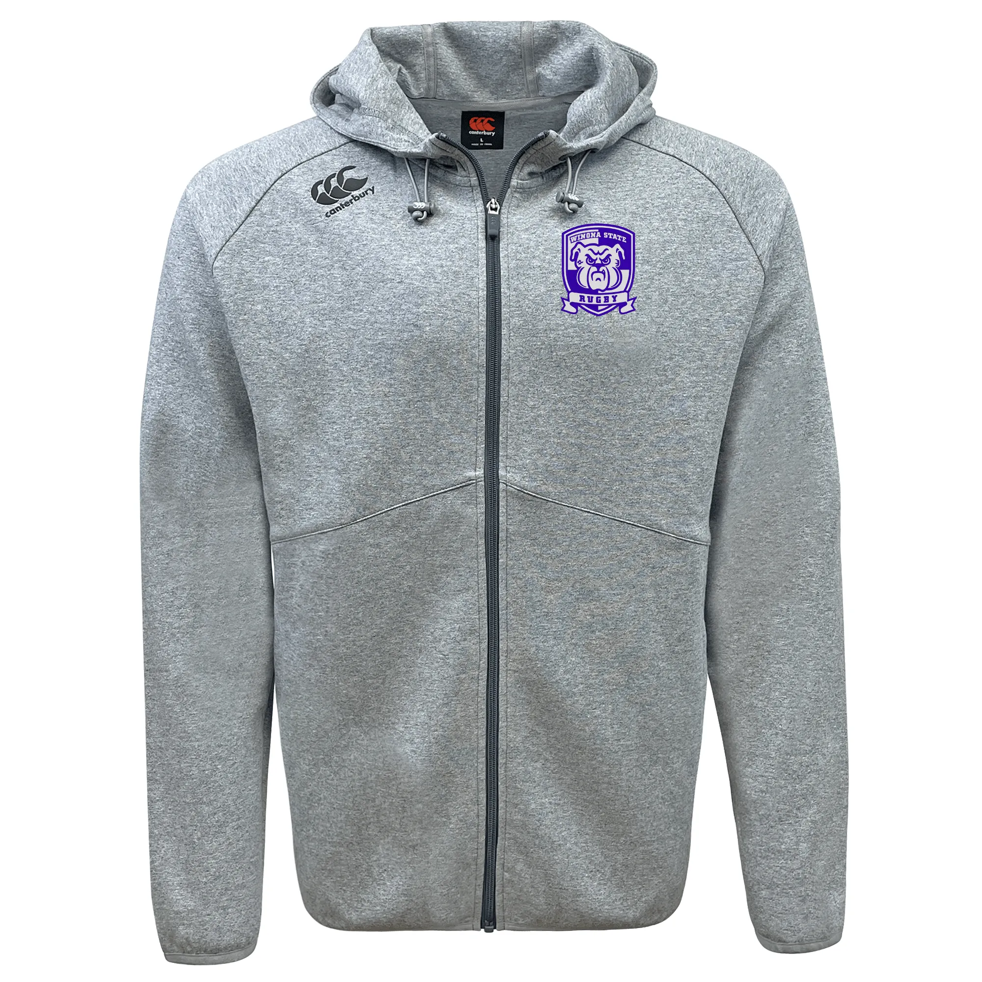 Winona State University Tempo Vapodri Full-Zip Hoodie by Canterbury