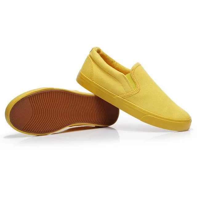 women flats shoes slip-on loafers women canvas shoes casual ladies shoes