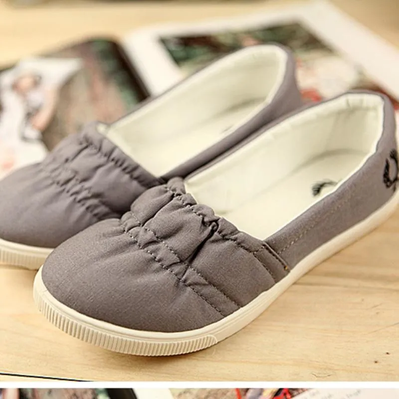 Women Loafers Slip On Flat Shoes Fashion Shallow Casual  Shoes