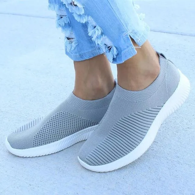 Women Shoes Knitting Sock Sneakers