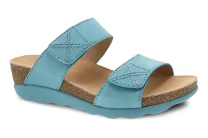 Women's Dansko | Maddy Milled Nubuck Sandal | Lagoon Blue
