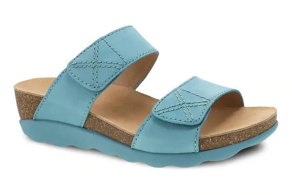 Women's Dansko | Maddy Milled Nubuck Sandal | Lagoon Blue
