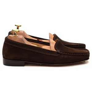 Women's Dark Brown Suede Loafers UK 5.5 EU 38.5