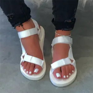 Women's Platform Summer Sandals with Ankle Strap