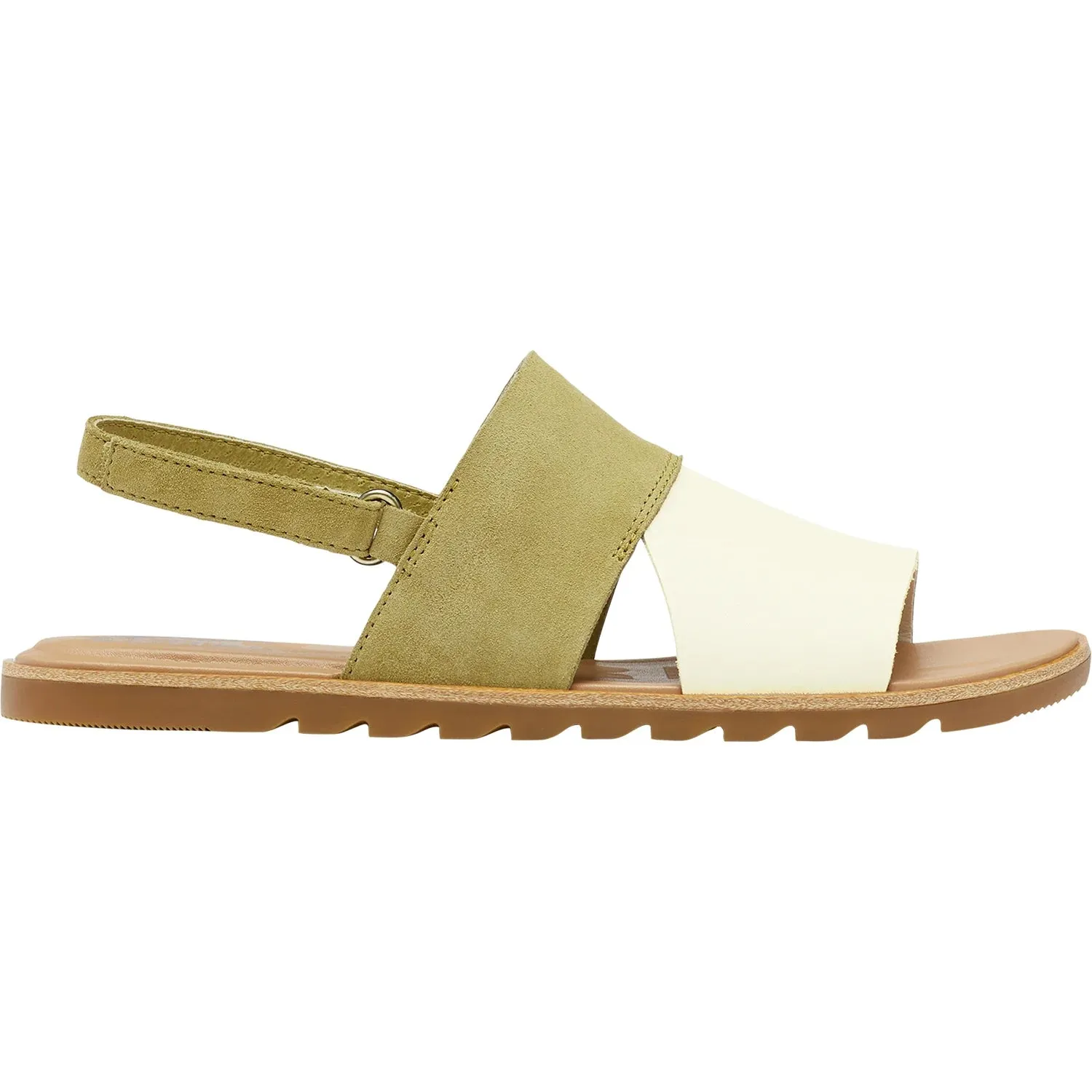 Women's Sorel | Ella ll Slingback Sandal | Olive Shade and Chalk