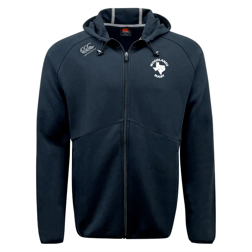 Woodlands Rugby Tempo Vapodri Full-Zip Hoodie by Canterbury