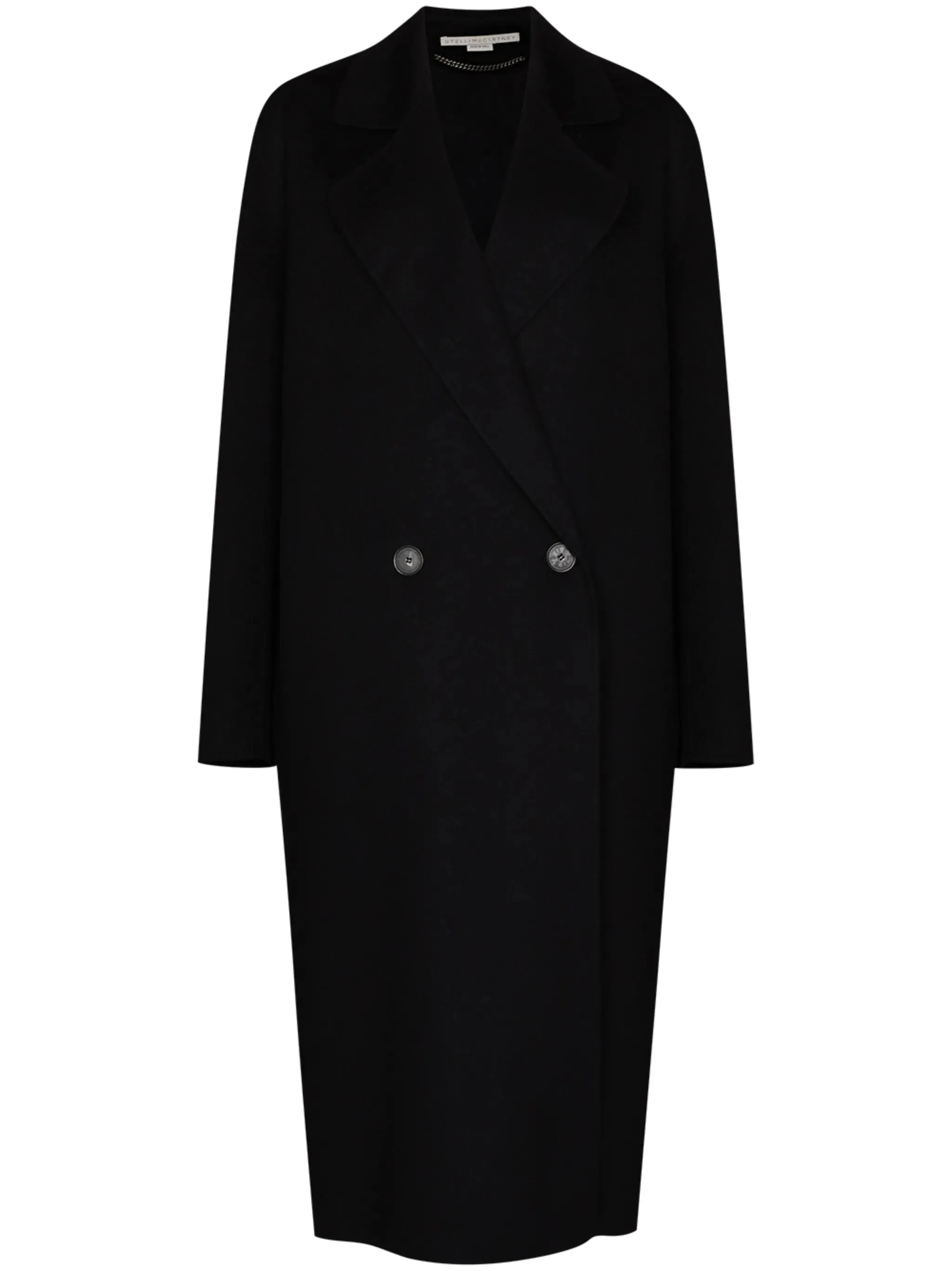 wool Buy-more-save-more oversize coat double-breasted Multi-device compatible