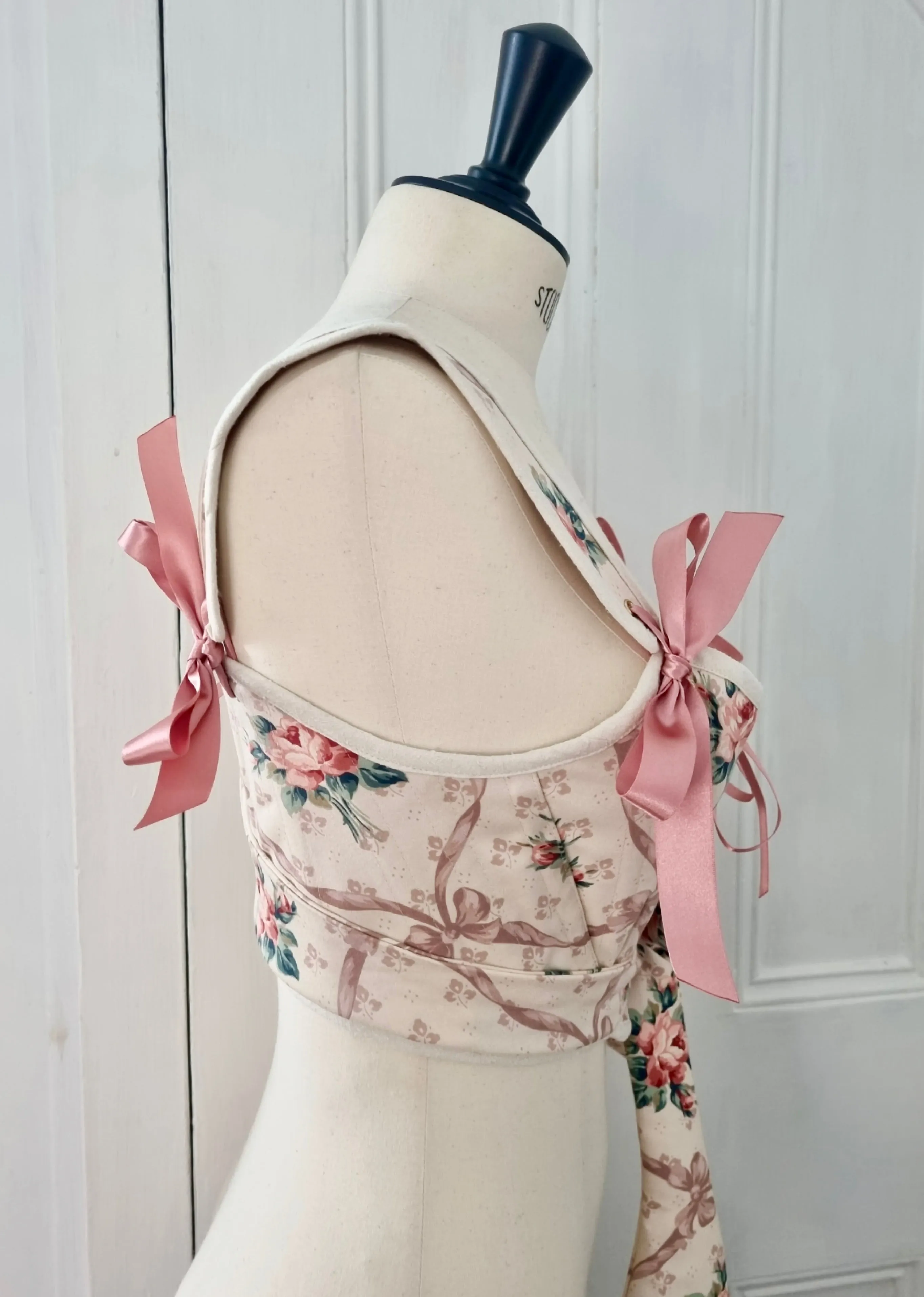 Wrap Around Patchwork Stays Size S: Bust 32-34 Waist 26-28