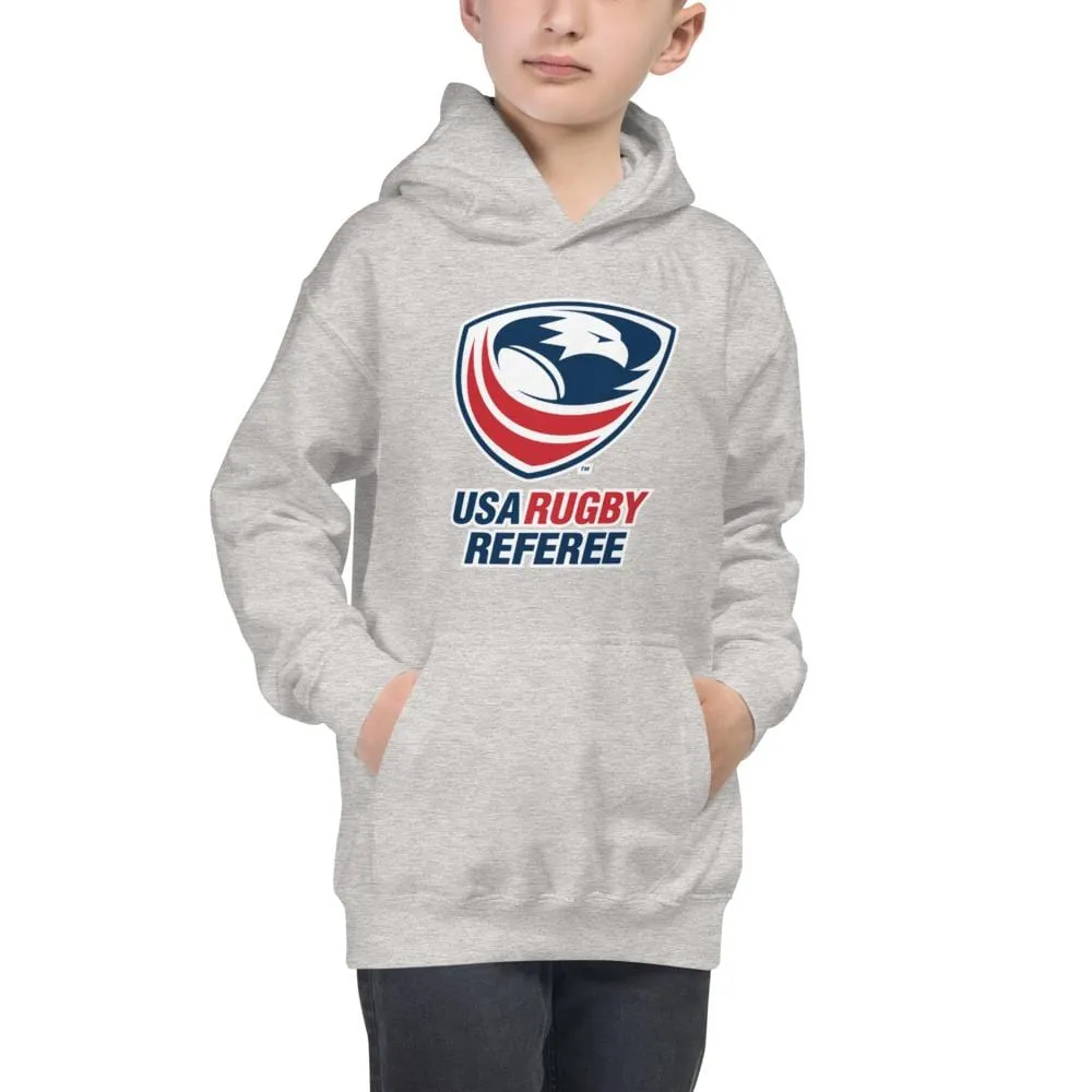 Youth USA Rugby Referees Hoodie - Grey