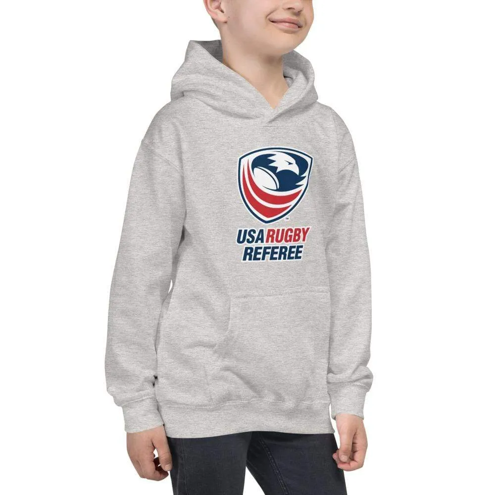 Youth USA Rugby Referees Hoodie - Grey