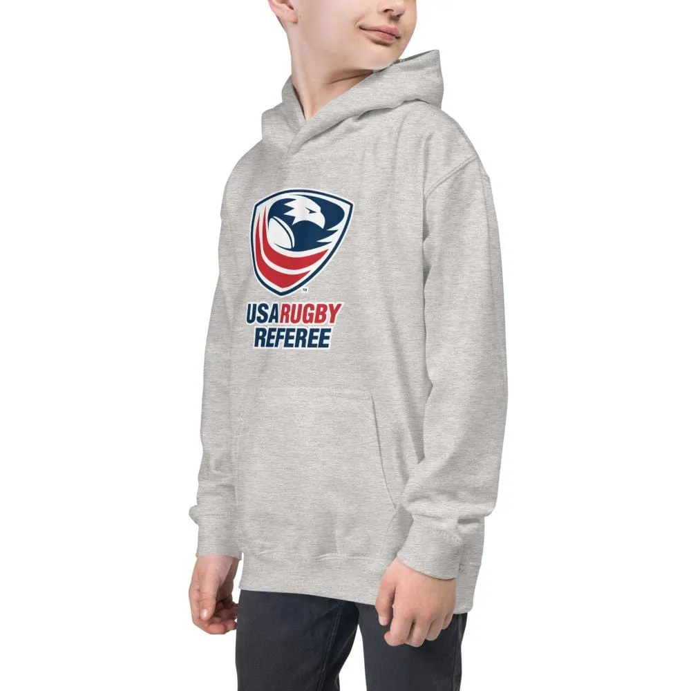 Youth USA Rugby Referees Hoodie - Grey