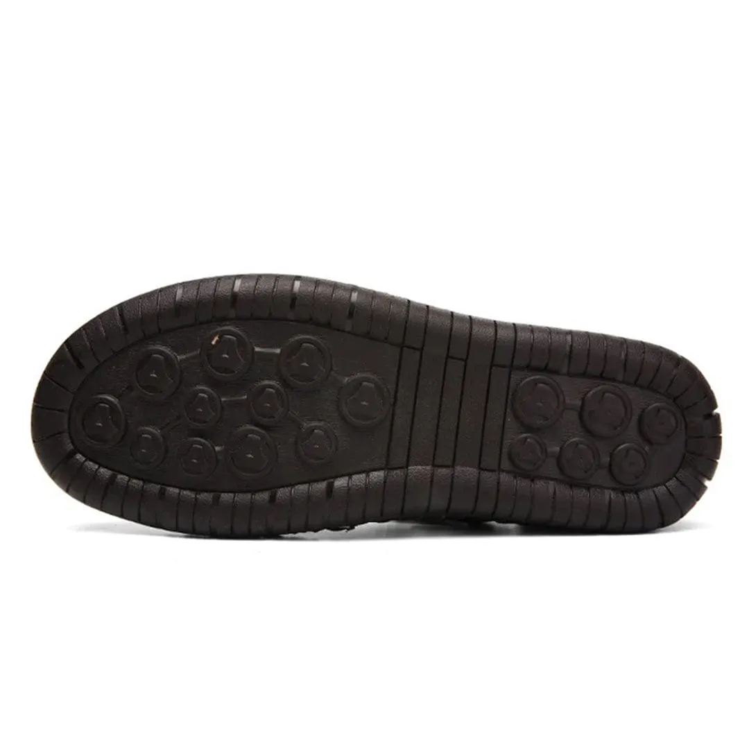 Zyr | Stylish PU Leather Casual Sandals with Elastic Support